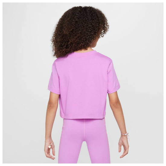 Nike Παιδική κοντομάνικη μπλούζα Sportswear Futura Cropped T-Shirt